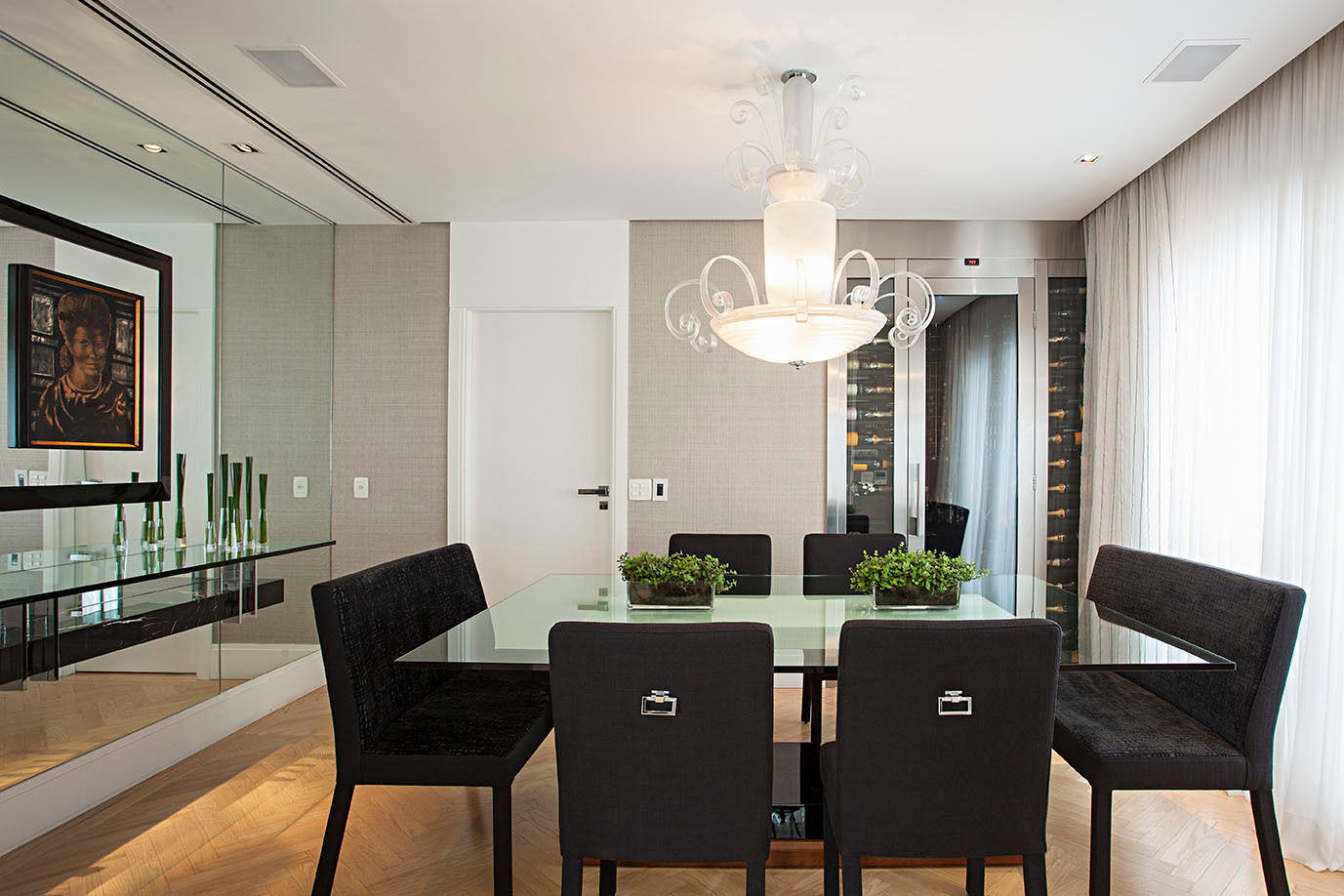 apartamento Cidade Jardim, korman arquitetos korman arquitetos Eclectic style dining room