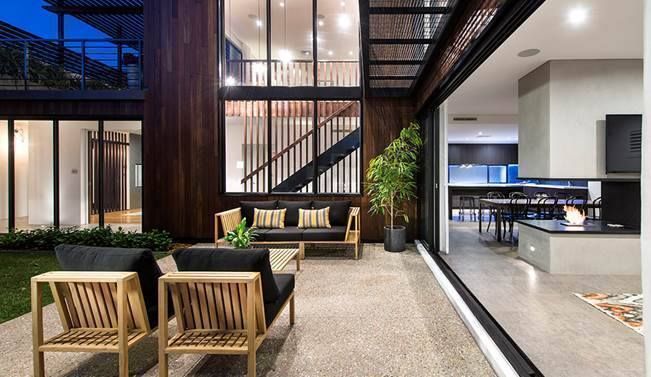 ​Alfresco, Outdoor Living, Patio, Deck by Moda Interiors, Perth, Western Australia Moda Interiors ระเบียง, นอกชาน