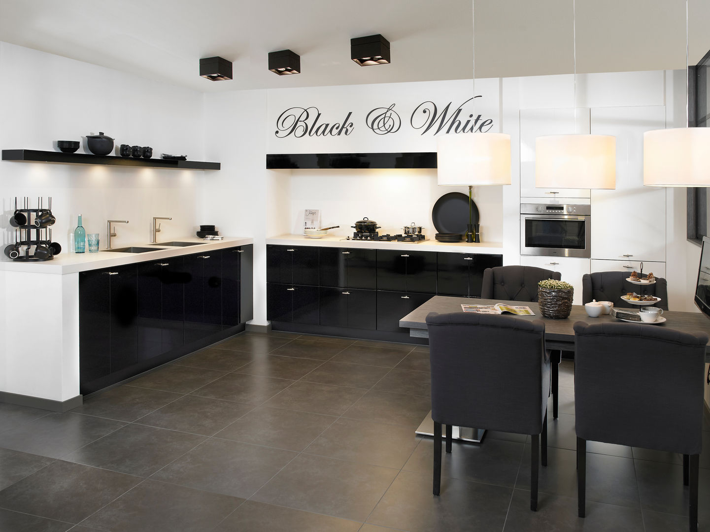 zwarte keukens, DB KeukenGroep DB KeukenGroep Cocinas modernas: Ideas, imágenes y decoración