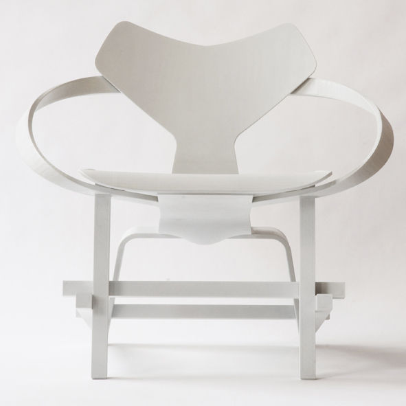 3D printed Mash up chair 3D prin vs. Copywright, Diederik Schneemann Diederik Schneemann Otros espacios Piezas de arte