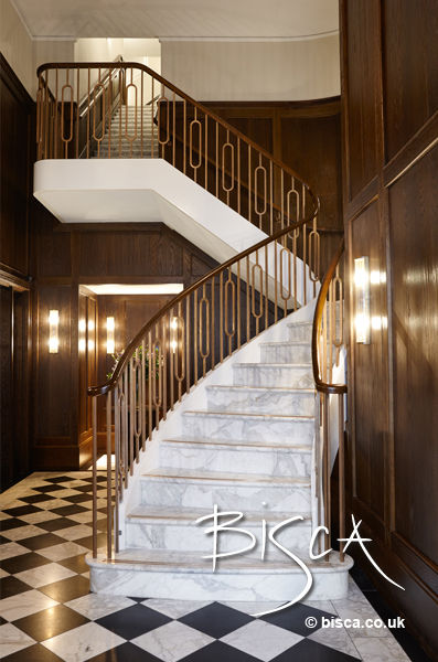 Stone Staircase by Bisca Bisca Staircases ระเบียง, นอกชาน