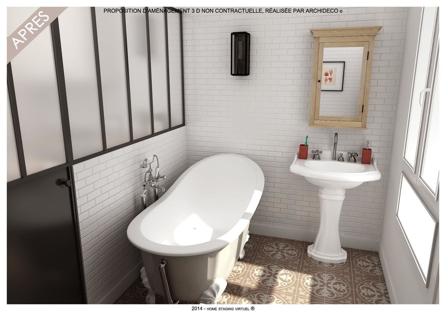 Les réalisations du mois, ArchiDeco ArchiDeco Modern Bathroom Bathtubs & showers