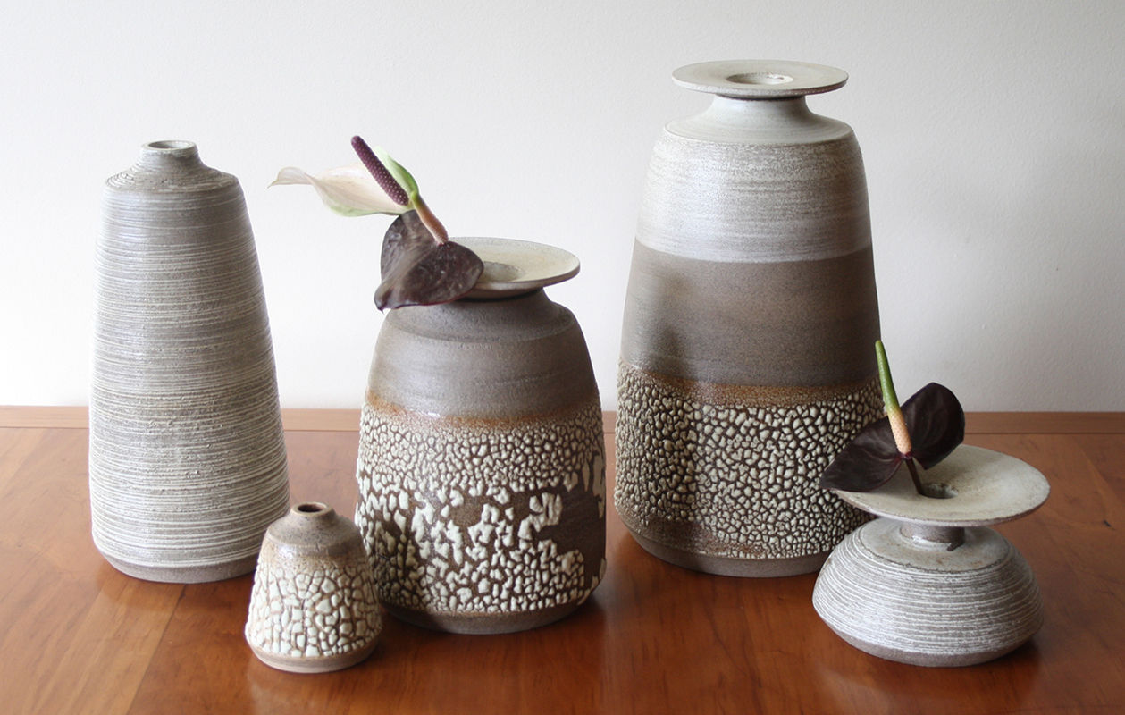 Gray, HENRIETTE MEIJER ceramics HENRIETTE MEIJER ceramics Living room Accessories & decoration