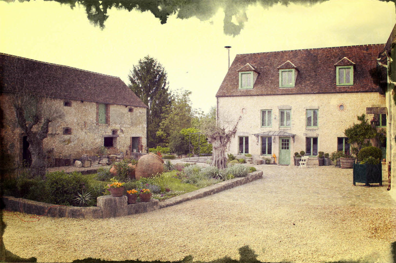 Ferme Loiret, Maurine Tric Maurine Tric ラスティックな 家