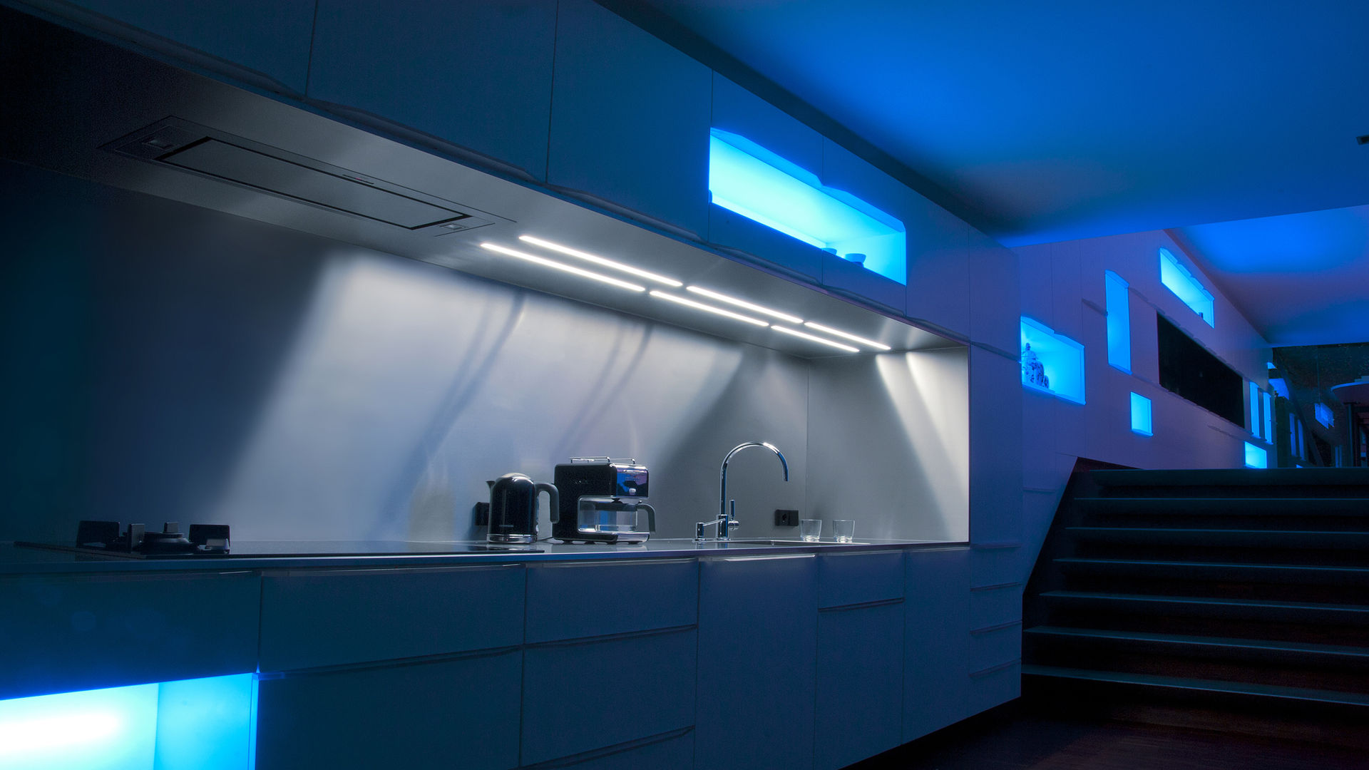 Droomhuis met 'Ambylight', Lab32 architecten Lab32 architecten Cocinas modernas: Ideas, imágenes y decoración