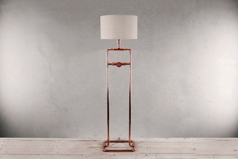 GIGANTO Copper Floor Lamp homify 客廳 照明