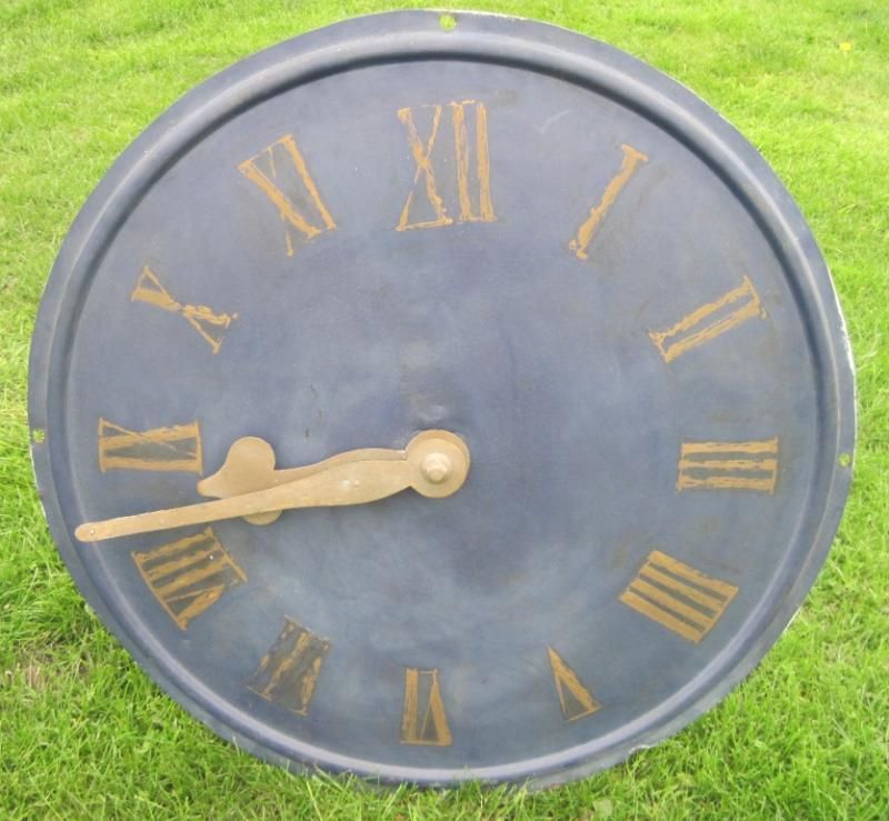 Antique Victorian Copper Clock Face with Hands UKAA | UK Architectural Antiques Industrialny salon Akcesoria i dekoracje