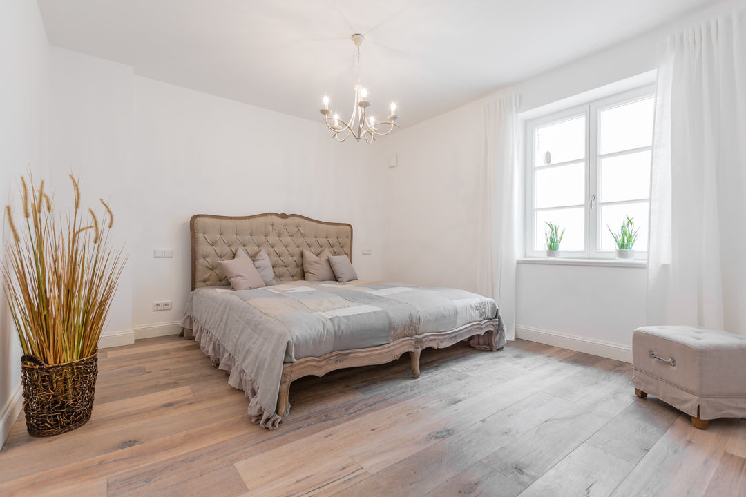 Home Staging Reetdachhaus auf Sylt, Immofoto-Sylt Immofoto-Sylt Kamar Tidur Gaya Country