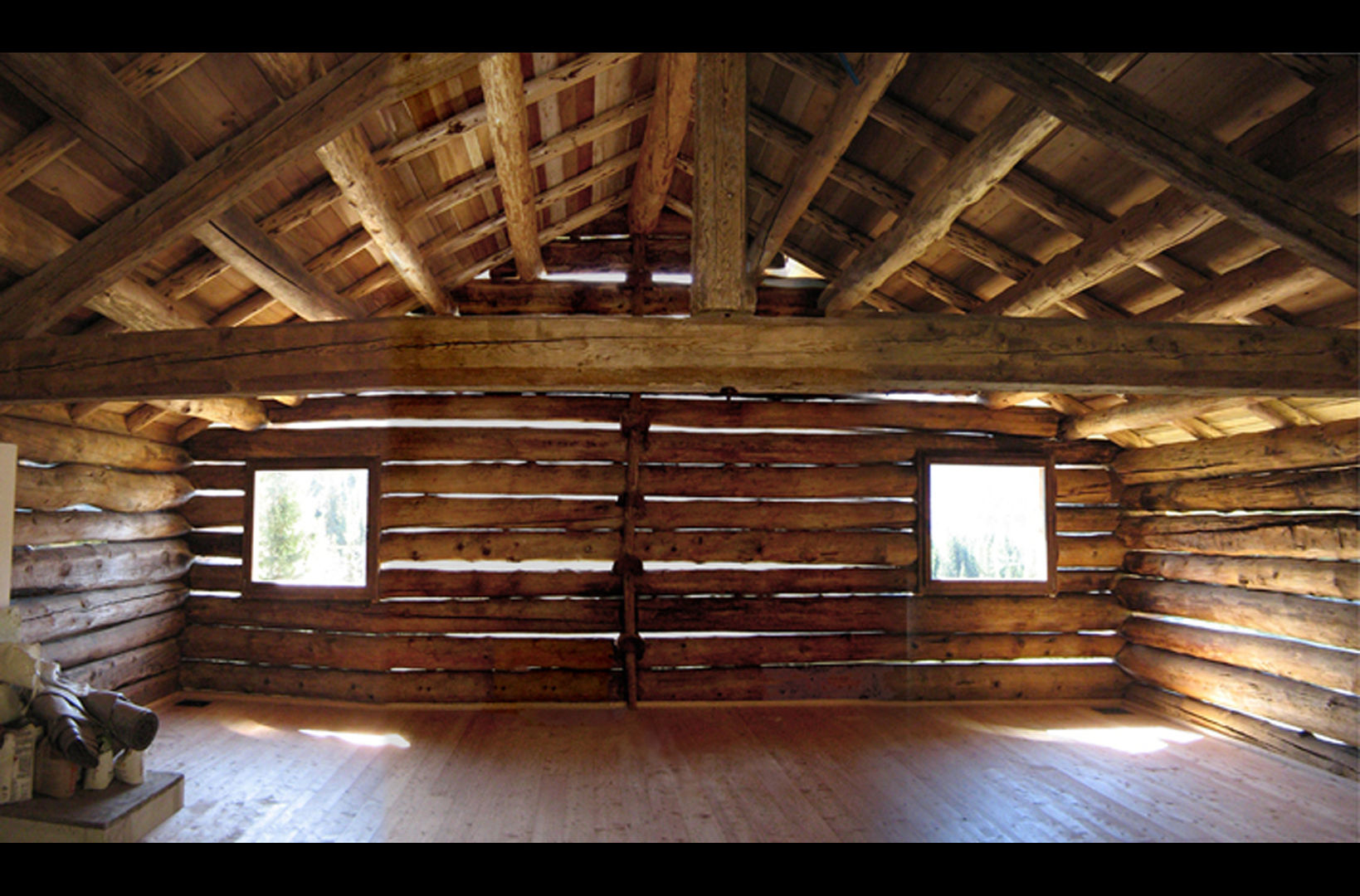 La baita Premessarìa nella foresta dei Violini, Studio Moretti Studio Moretti Rustic style house