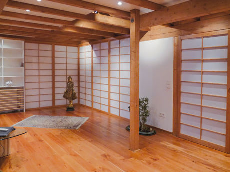 SHOJI japanische Schiebeelmente. Raumteiler und Raumgestalter, Alignum Möbelbau Alignum Möbelbau Living room