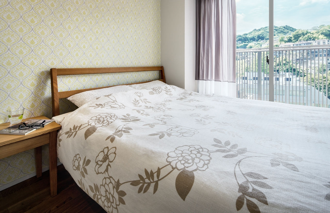 The bedroom 株式会社seki.design Scandinavian style bedroom