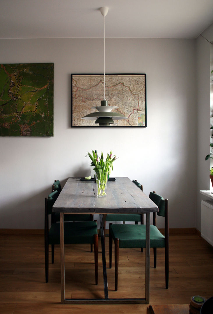 nad kanałkiem, JJJASKOLA ARCHITEKCI JJJASKOLA ARCHITEKCI Scandinavian style dining room