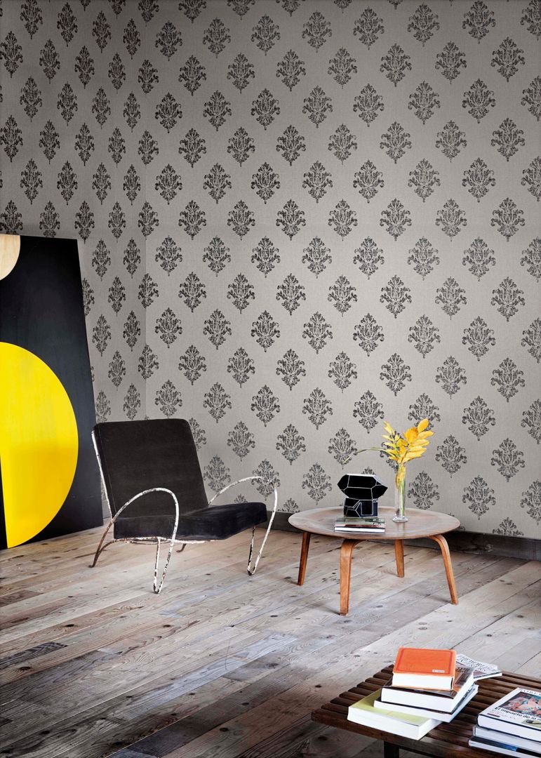 New Ceylan Wallpaper ref 4400025, Paper Moon Paper Moon Paredes y pisos de estilo rústico Papel tapiz