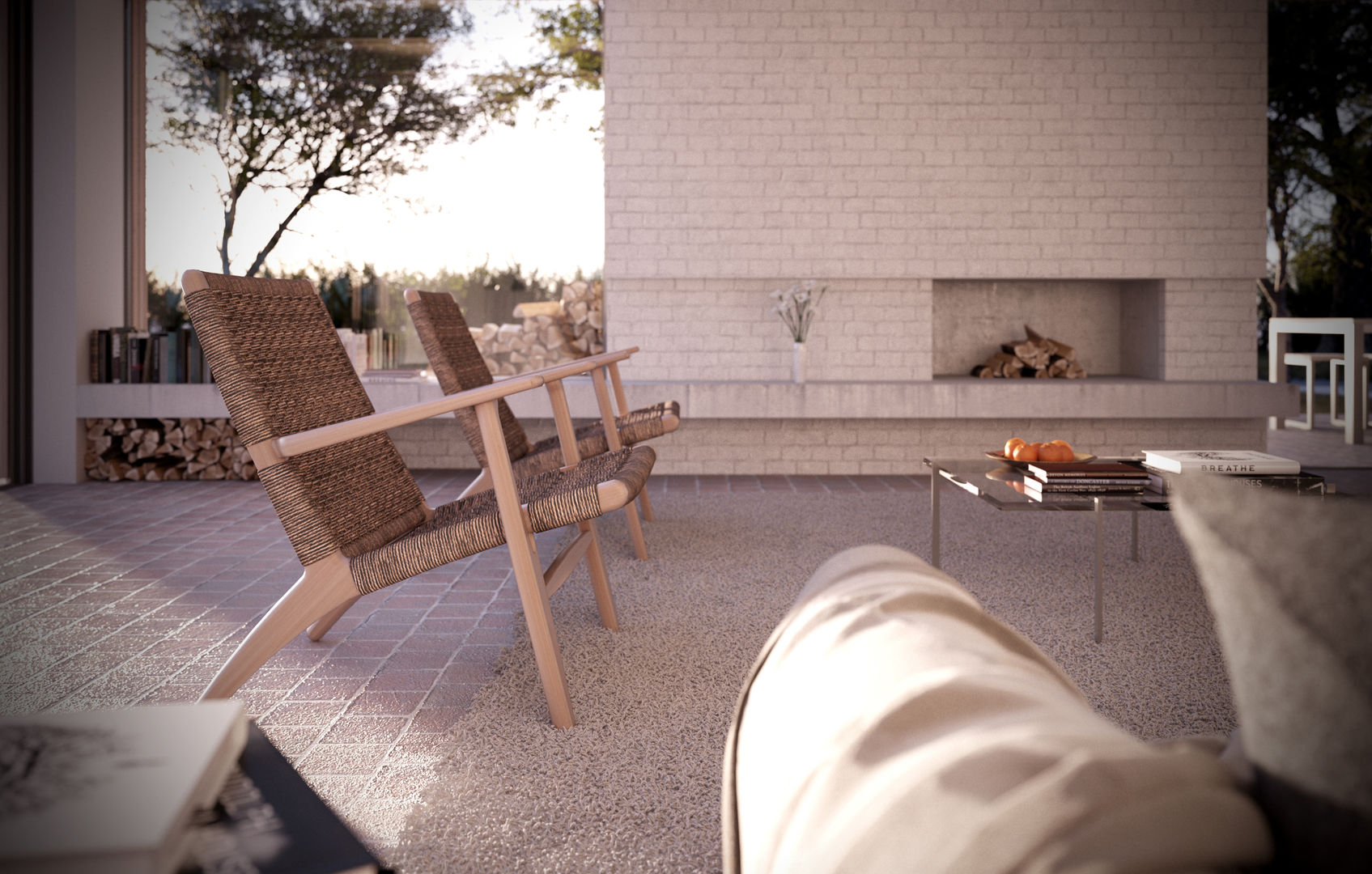 Woodpeckers, Strom Architects Strom Architects Living room