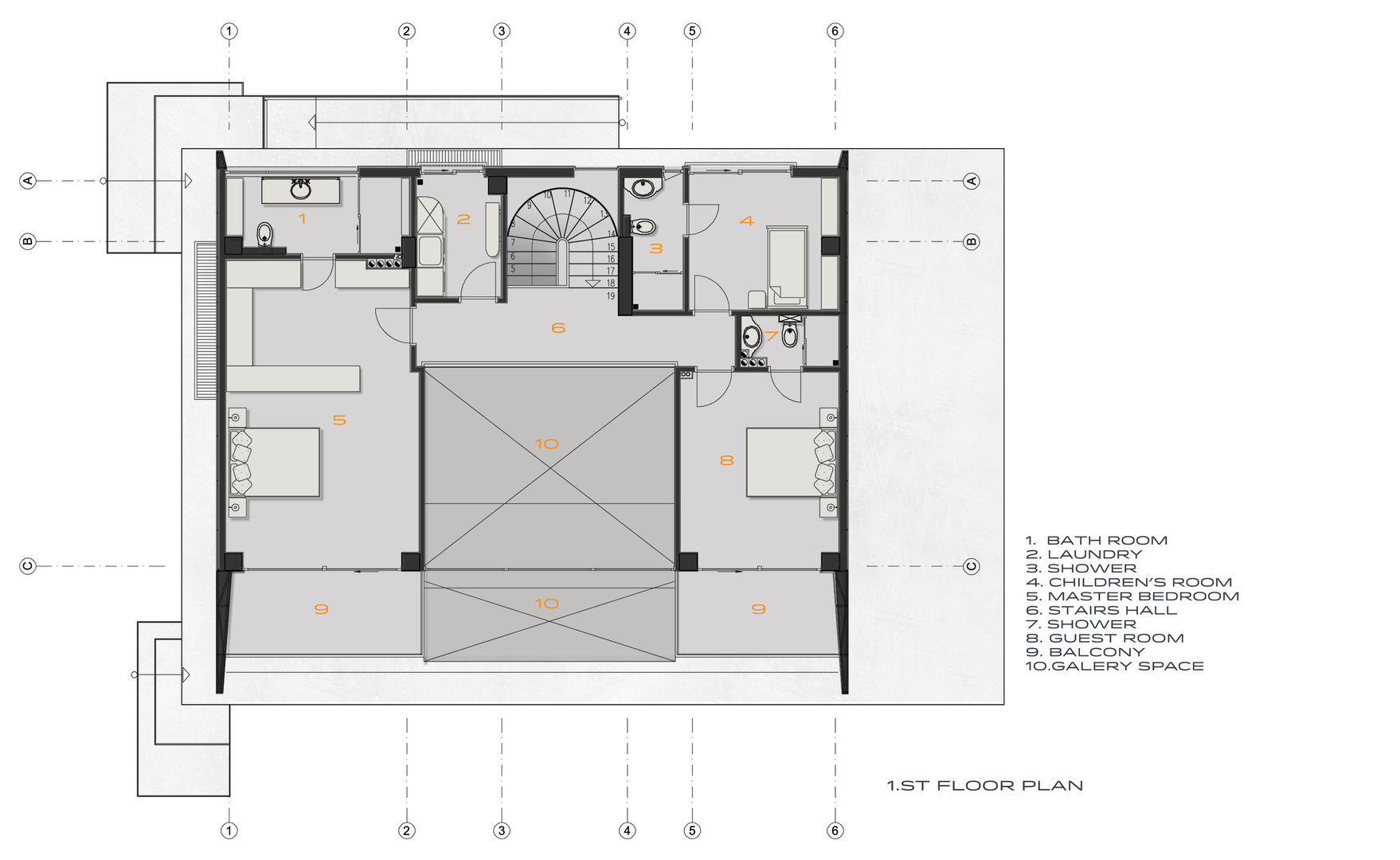 BK House, Bahadır Kul Architects Bahadır Kul Architects บ้านและที่อยู่อาศัย