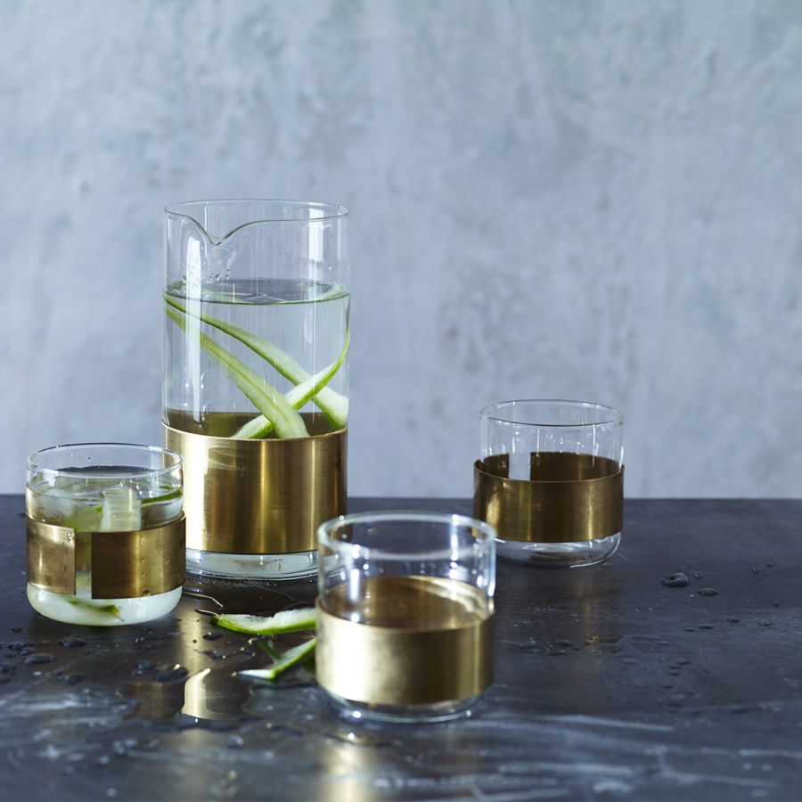 Aran Cuffed Carafe & Glass, Rowen & Wren Rowen & Wren مطبخ Cutlery, crockery & glassware