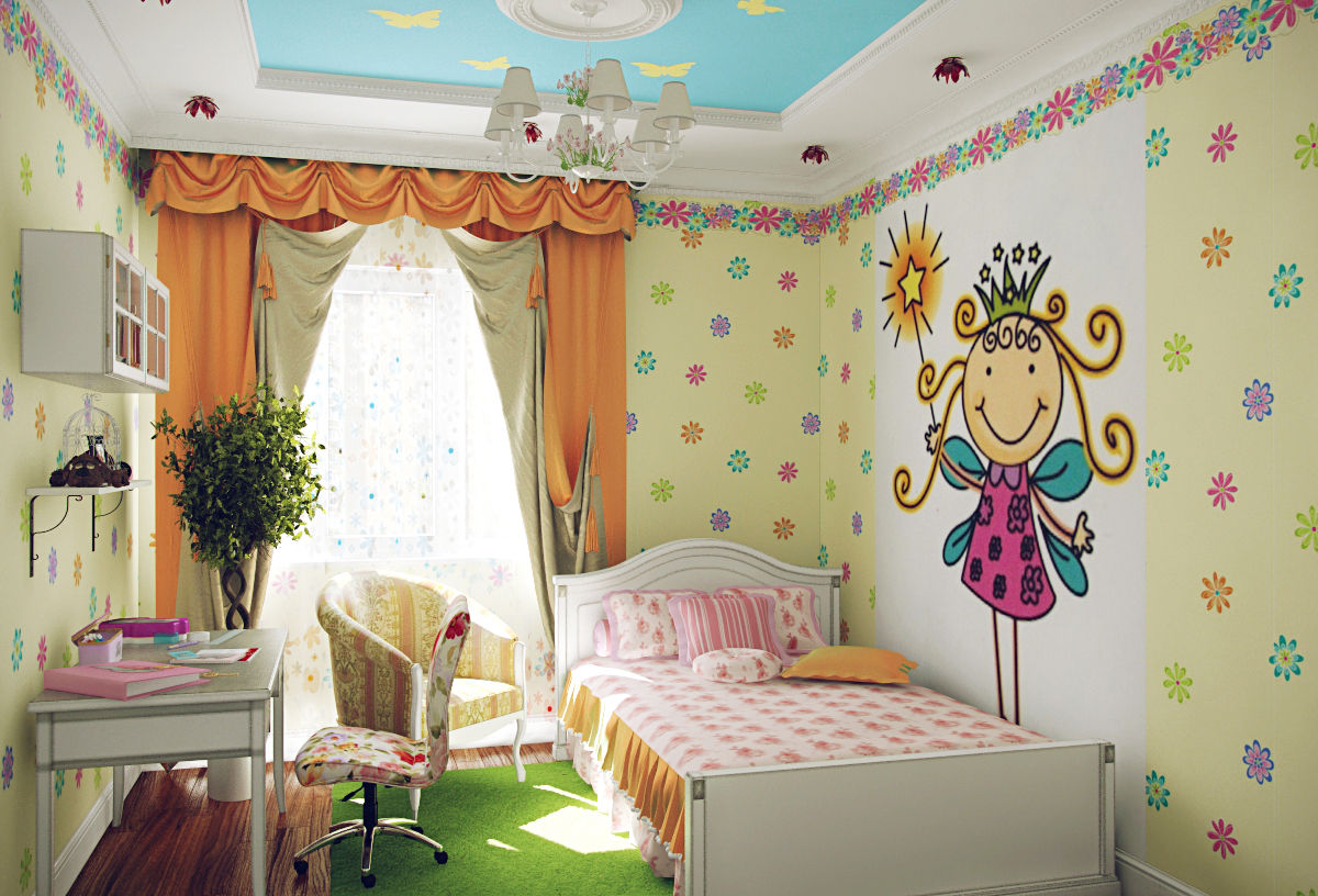 Загородный дом в ТП "Мечта"., ИнтеРИВ ИнтеРИВ Classic style nursery/kids room