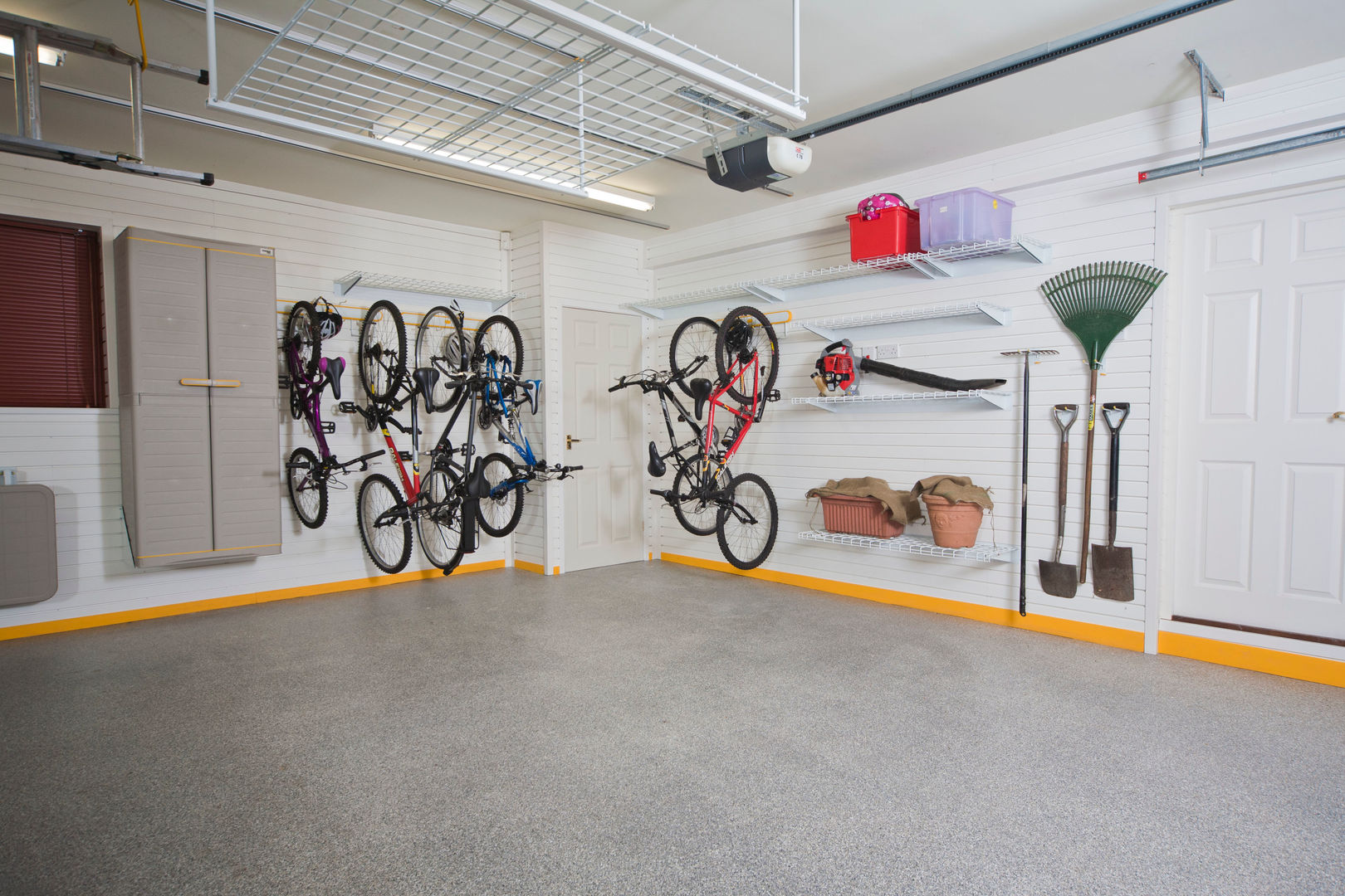 Henley on Thames - After Garageflex garageflex,bike storage,cycling,tool storage,garage storage,garage flooring,wall storage,garage design,bespoke storage