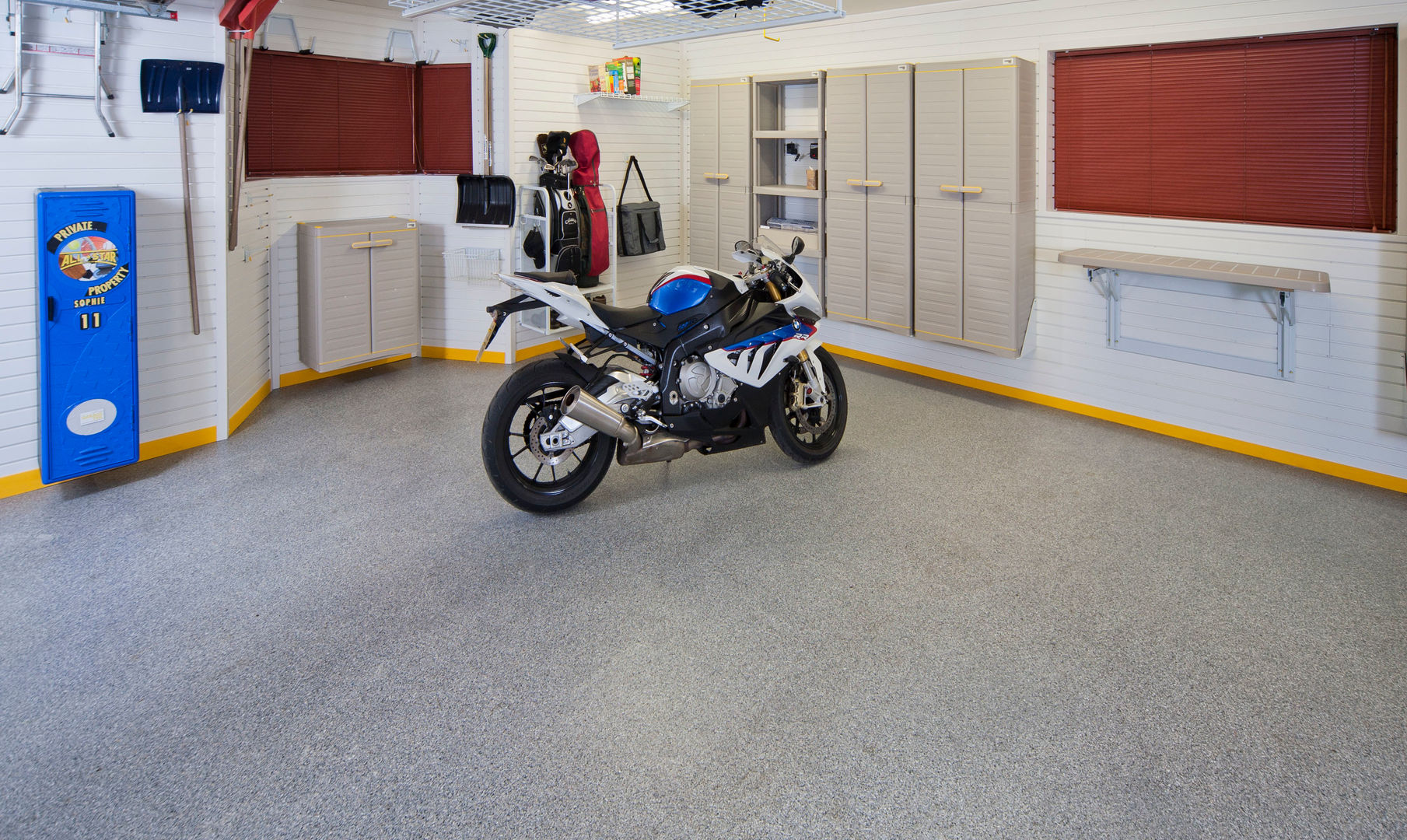 Henley on Thames - After Garageflex bike storage,garageflex,garage makeover,garage design,luxury,designer garage,bespoke storage,garage flooring