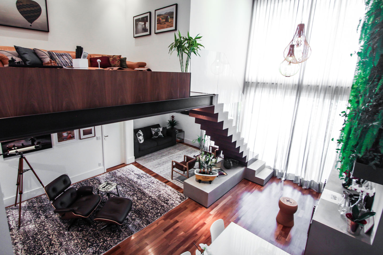 Apartamento Campo Belo, SP Estudio SP Estudio Koridor & Tangga Modern