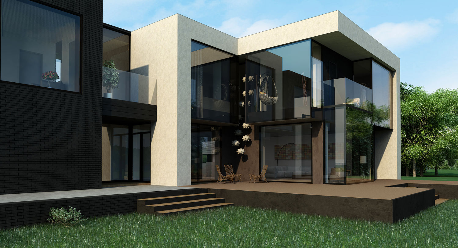 ДОМ ПОД ПАВЛОВСКОМ, ALEXANDER ZHIDKOV ARCHITECT ALEXANDER ZHIDKOV ARCHITECT Minimalist house