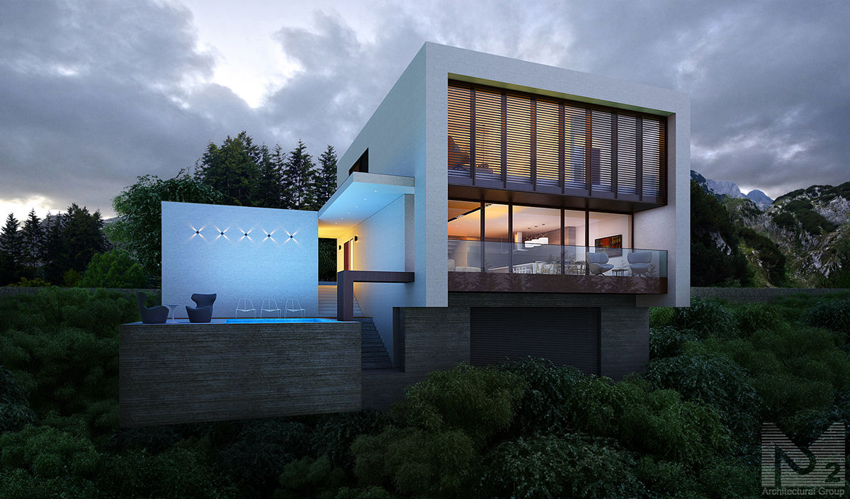 ДОМ В ЯЛТЕ, ALEXANDER ZHIDKOV ARCHITECT ALEXANDER ZHIDKOV ARCHITECT Minimalist house