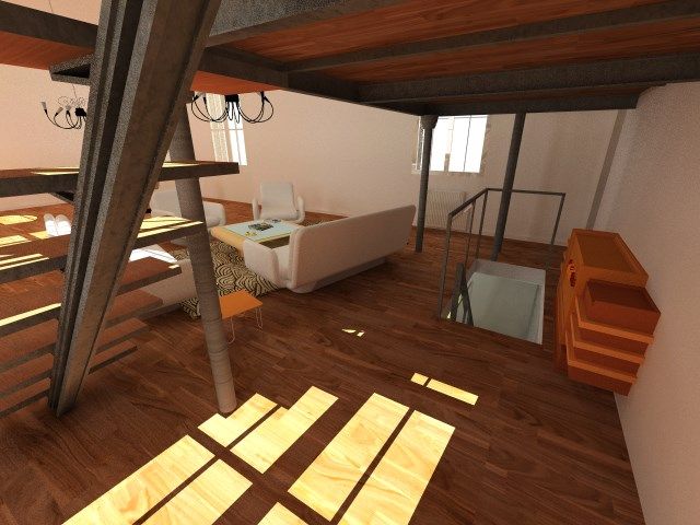 projet de création d'un loft, Reinvente Ta Maison Reinvente Ta Maison Industriële woonkamers