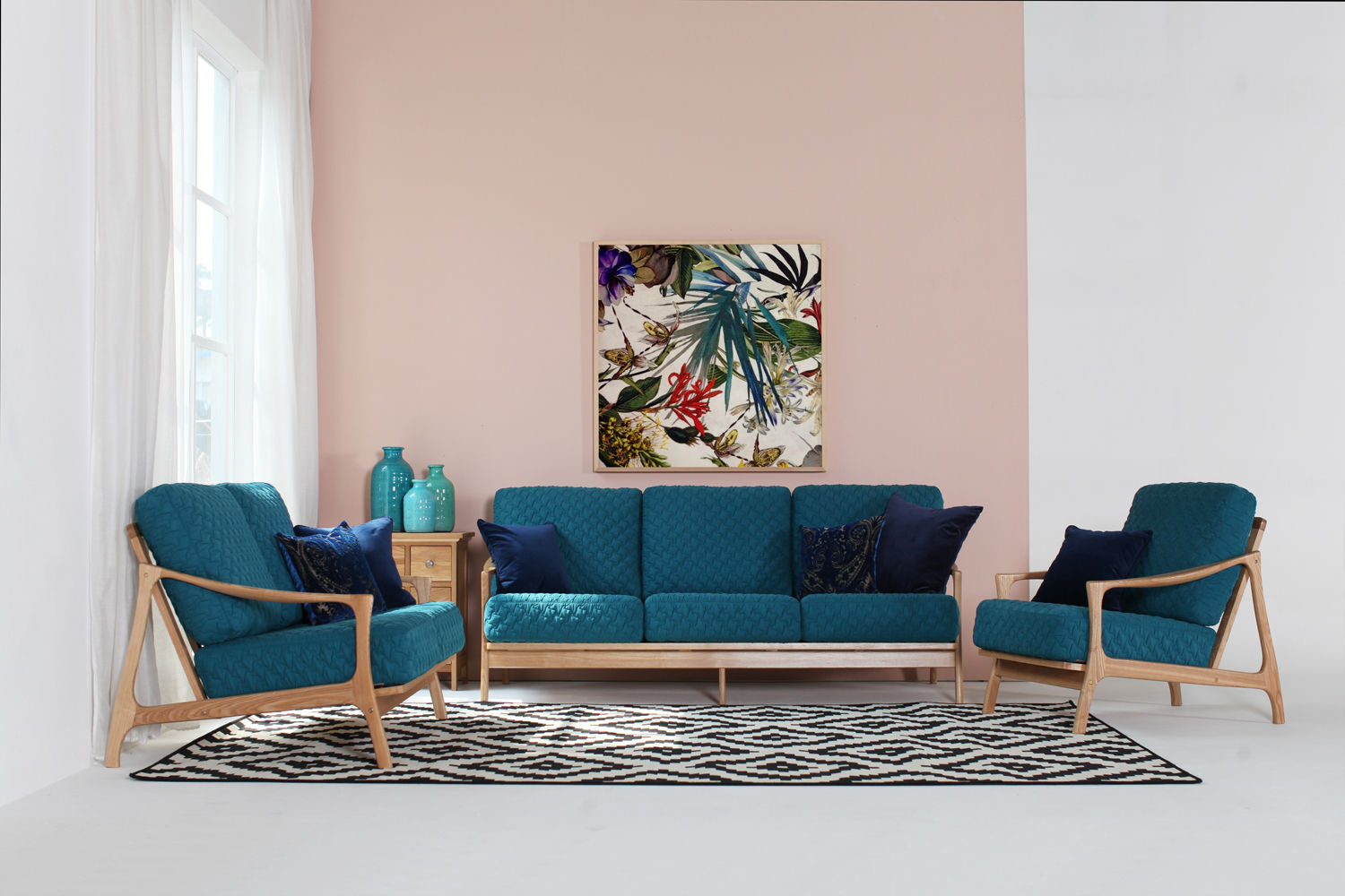 Hello! EMMA Retro Sofa series, STYLE-K STYLE-K Scandinavian style living room Sofas & armchairs