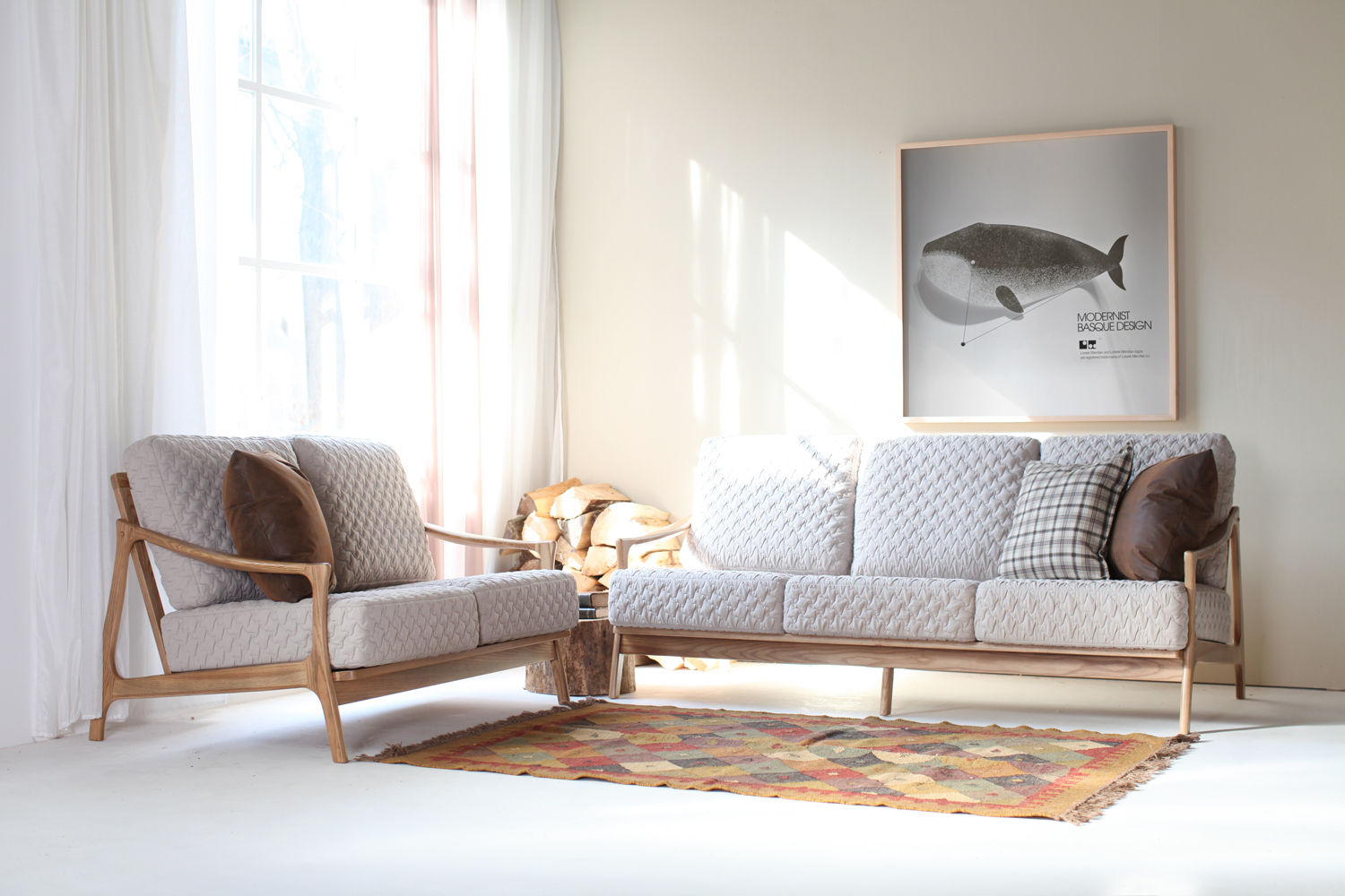 Hello! EMMA Retro Sofa series, STYLE-K STYLE-K غرفة المعيشة Sofas & armchairs