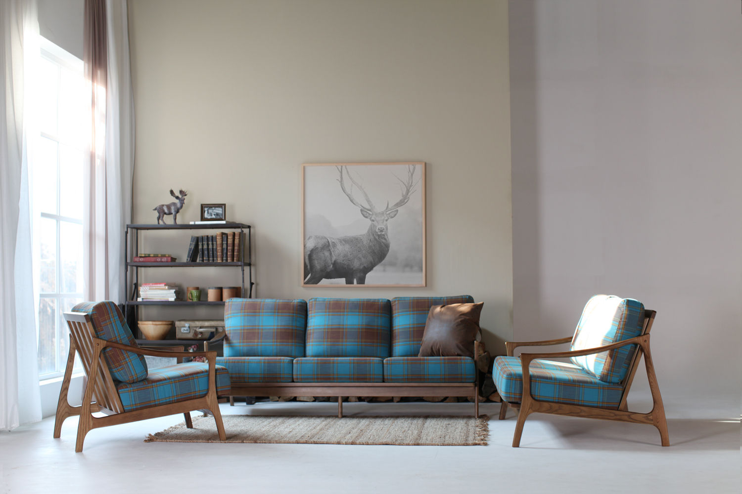 Hello! EMMA Retro Sofa series, STYLE-K STYLE-K Skandinavische Wohnzimmer Sofas und Sessel