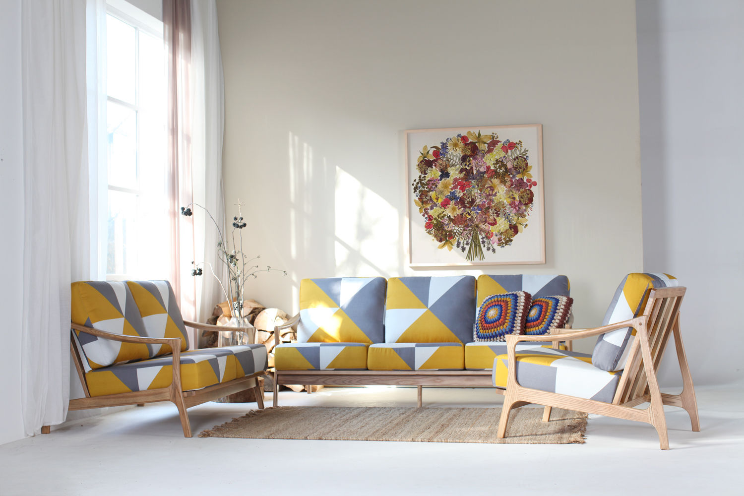 Hello! EMMA Retro Sofa series, STYLE-K STYLE-K Scandinavische woonkamers Sofa's & fauteuils