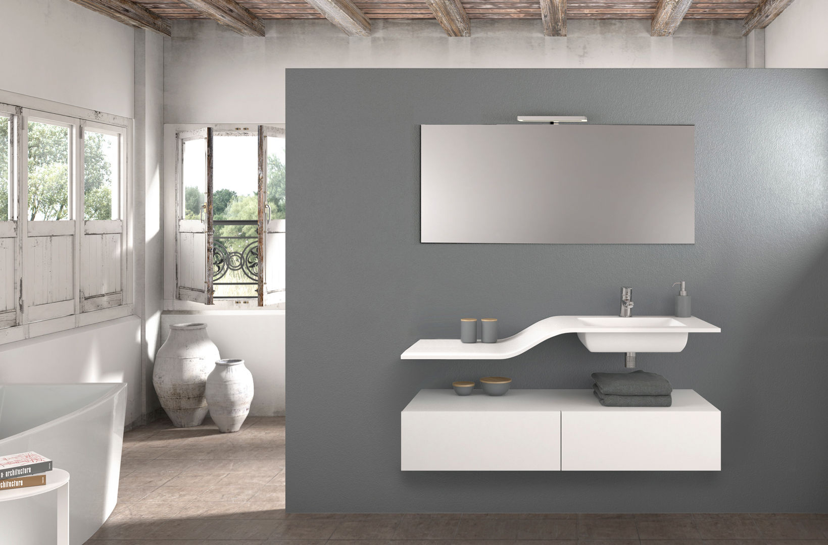 Mueble de baño Essence , Astris Astris モダンスタイルの お風呂 収納