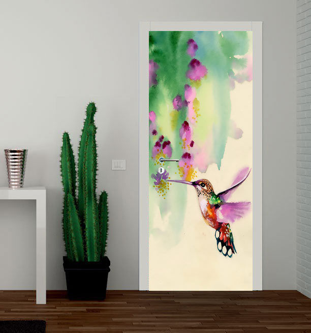 druk na drzwiach, Inoutprint Inoutprint Puertas de estilo tropical Puertas