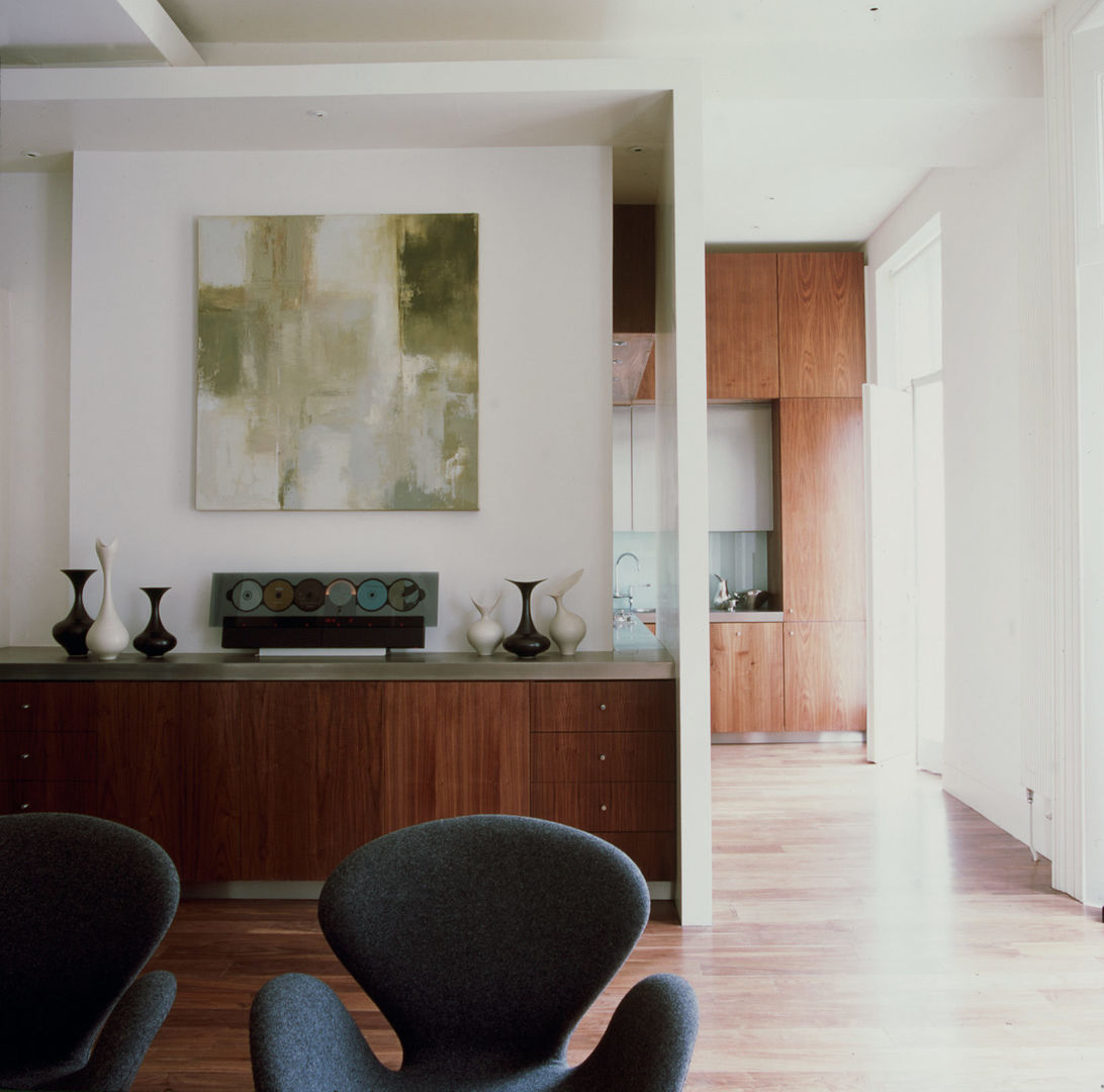 Maida Vale Apartment - 5 Jonathan Clark Architects Salas de estilo moderno