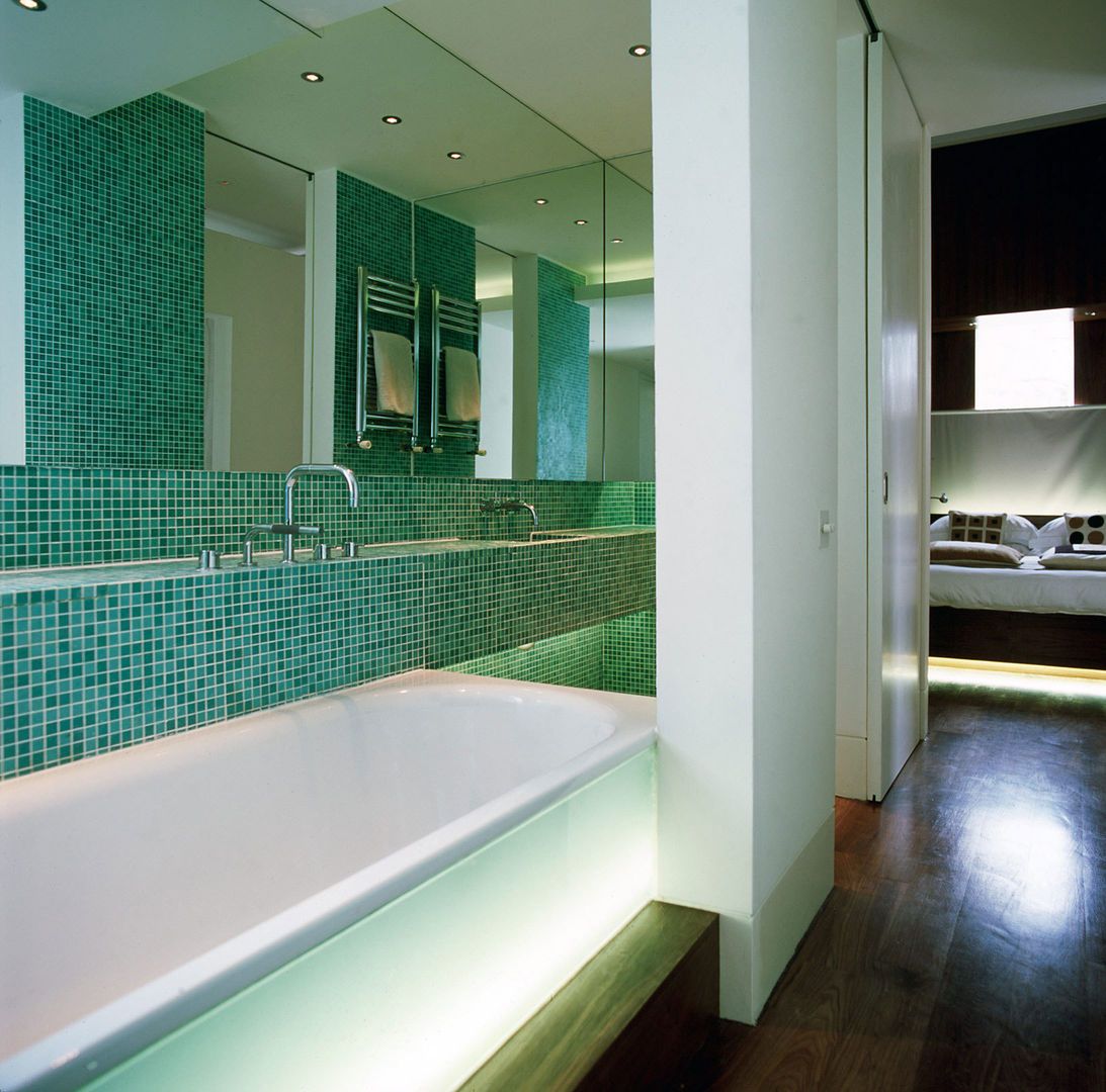 Maida Vale Apartment - 4 Jonathan Clark Architects 現代浴室設計點子、靈感&圖片
