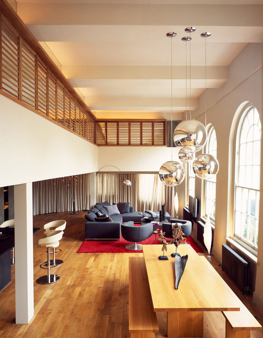 Islington Apartment - 2 Jonathan Clark Architects Moderne woonkamers