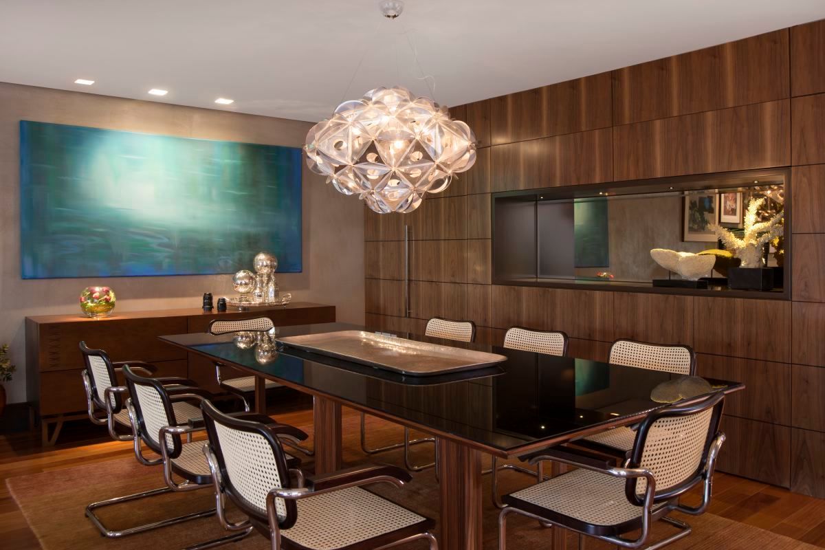 Projeto Casa Moderna - Jorge Elmor, Elmor Arquitetura Elmor Arquitetura Modern dining room