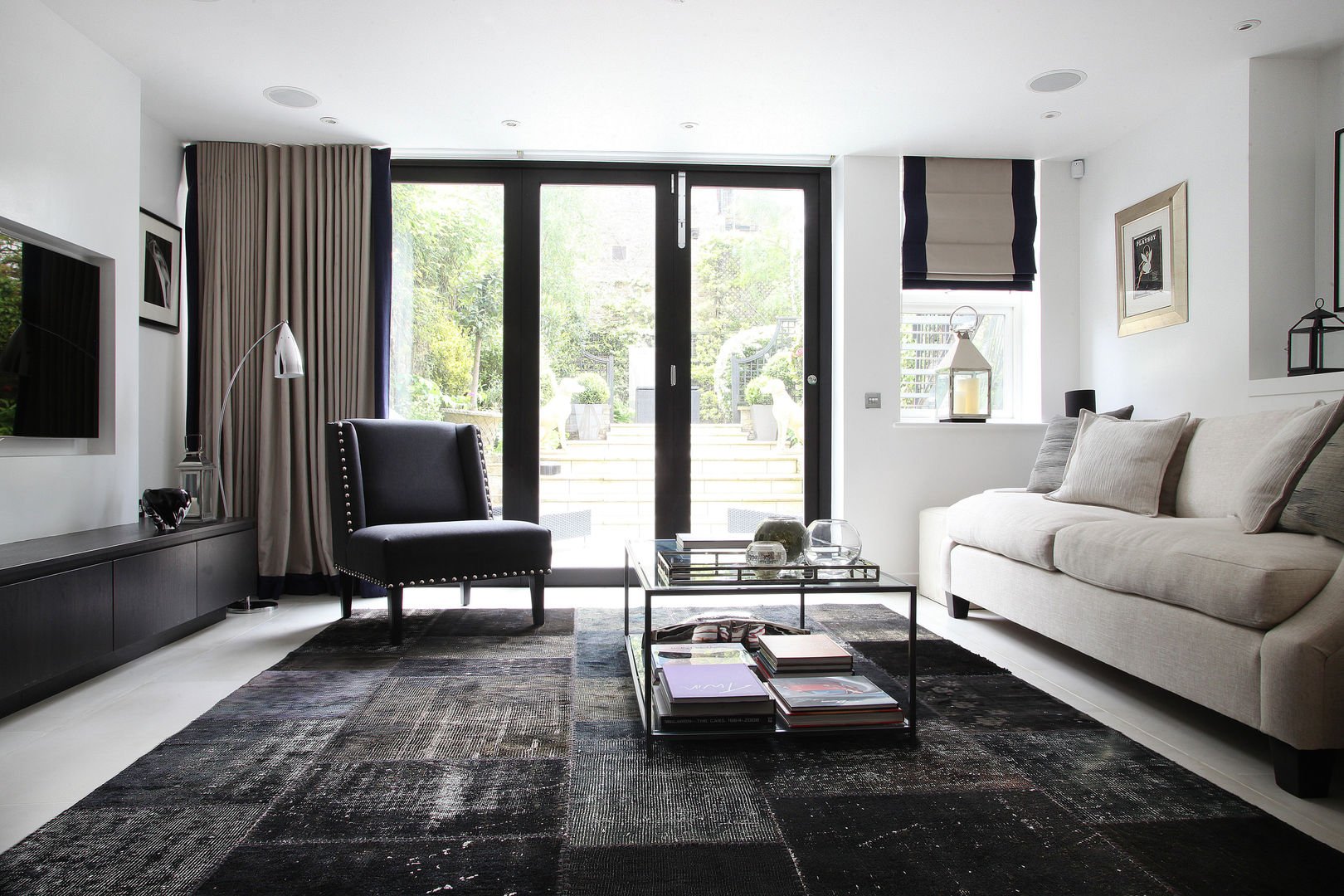 Fulham House by Peek Architecture., Alex Maguire Photography Alex Maguire Photography Modern Living Room