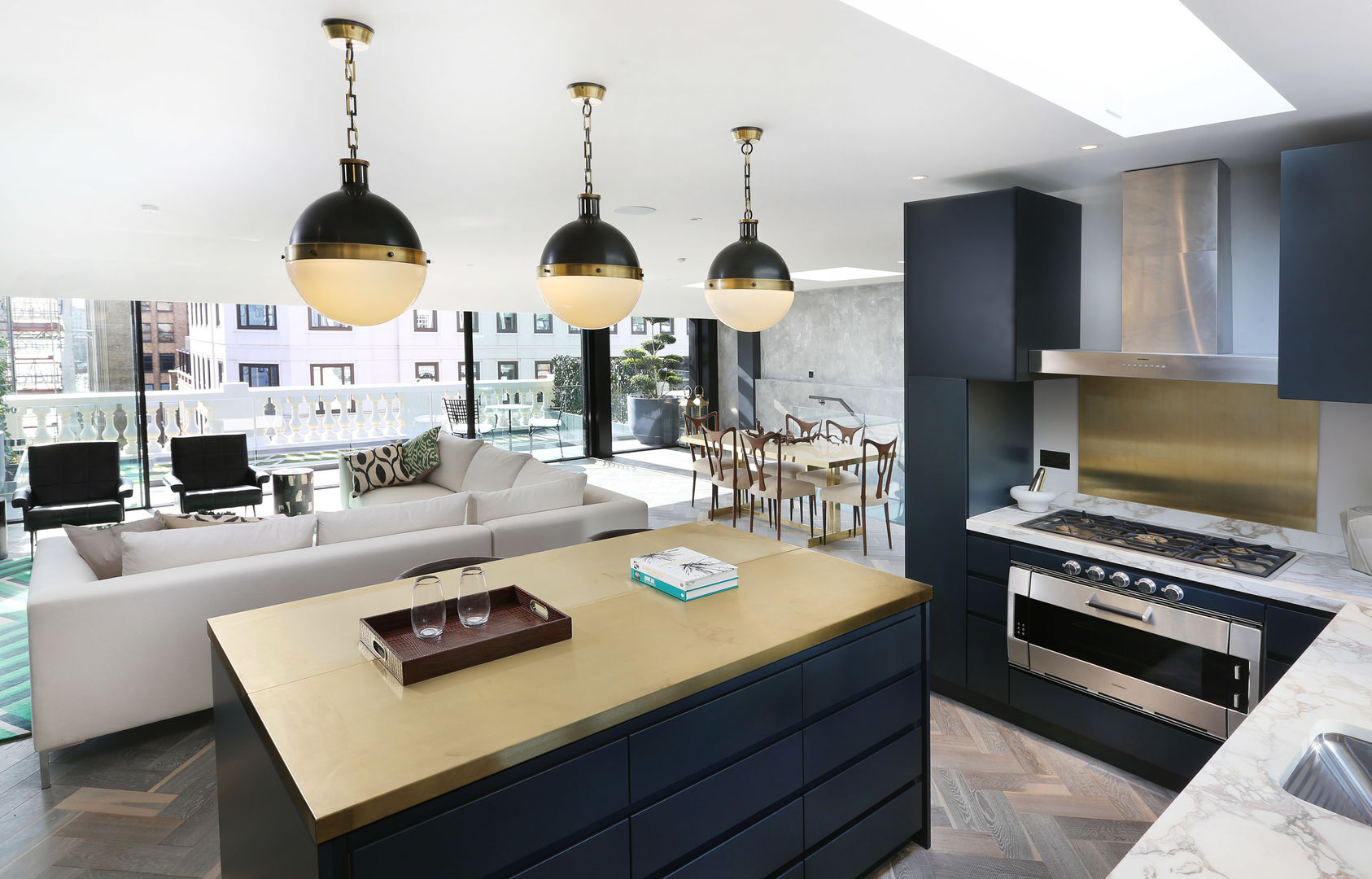 Luxury London penthouse, Alex Maguire Photography Alex Maguire Photography Cucina moderna