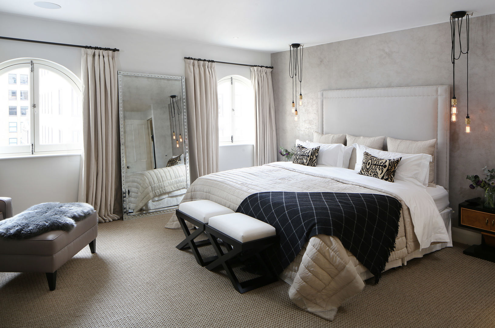 Luxury London penthouse, Alex Maguire Photography Alex Maguire Photography Bedroom