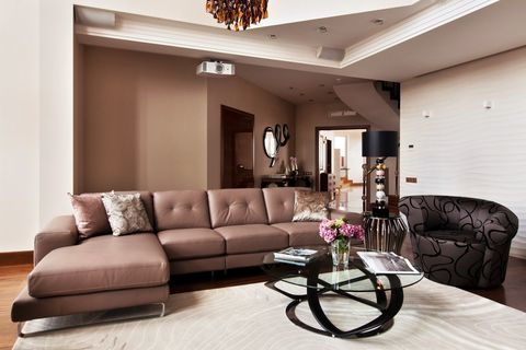 Янтарный дождь, D&A INTERIORS D&A INTERIORS Living room