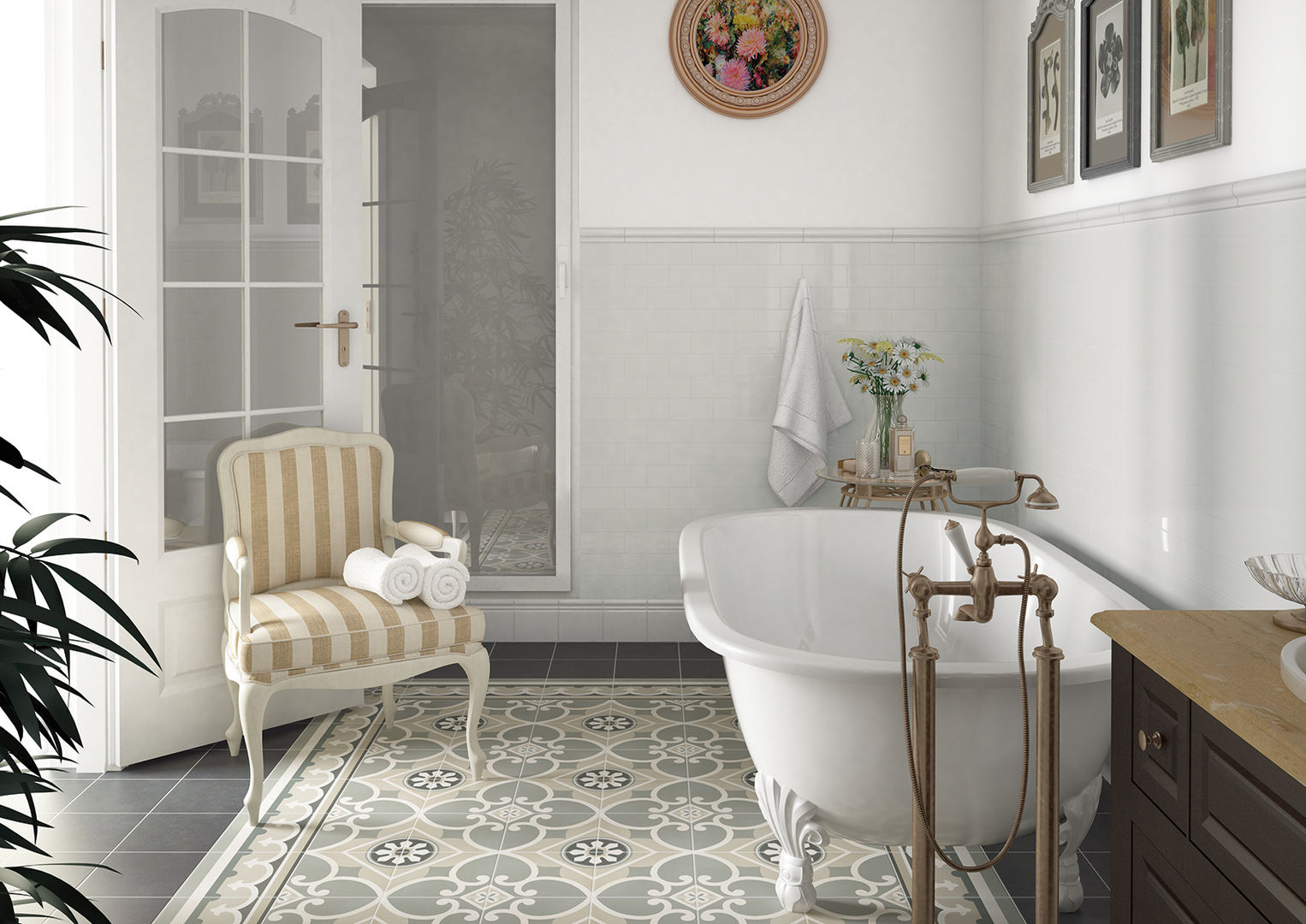 homify Tường & sàn phong cách kinh điển Tiles