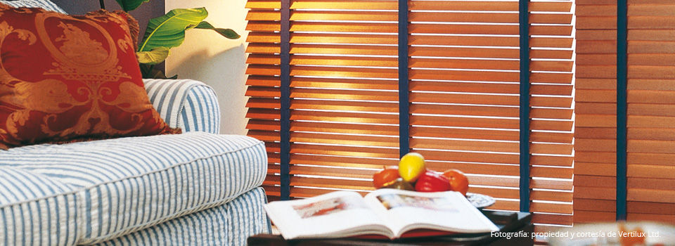 Cortinas horizontales de madera, Dino Conte Dino Conte Salones modernos Accesorios y decoración