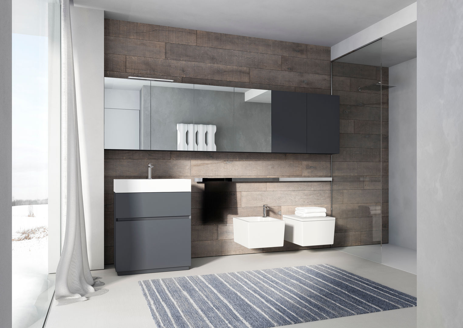 CUBIC Bathroom , ALM Design ALM Design Salle de bain minimaliste Lavabos