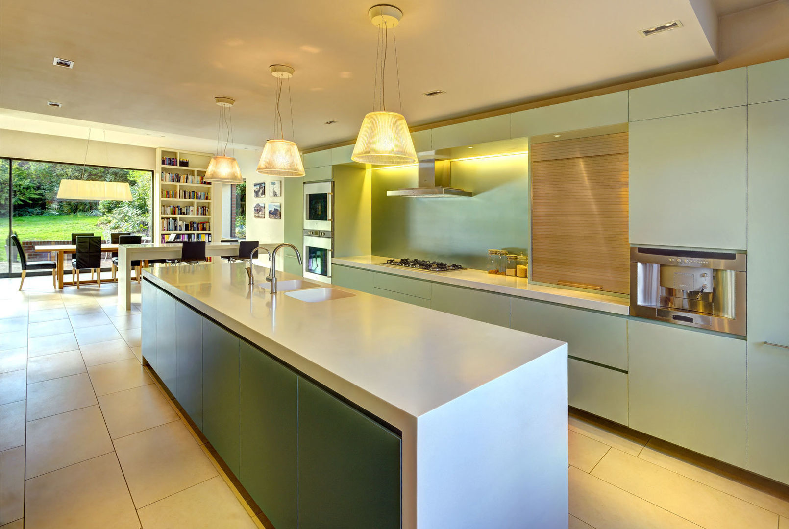 Muswell Hill House - 6 Jonathan Clark Architects Cucina minimalista