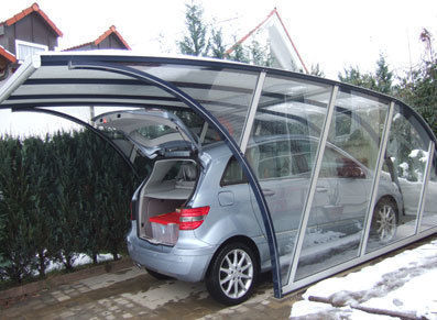 Abri Design pour voiture, FRANCE ABRIS : Spécialiste abri de jardin, garage, carport FRANCE ABRIS : Spécialiste abri de jardin, garage, carport Garasi Modern