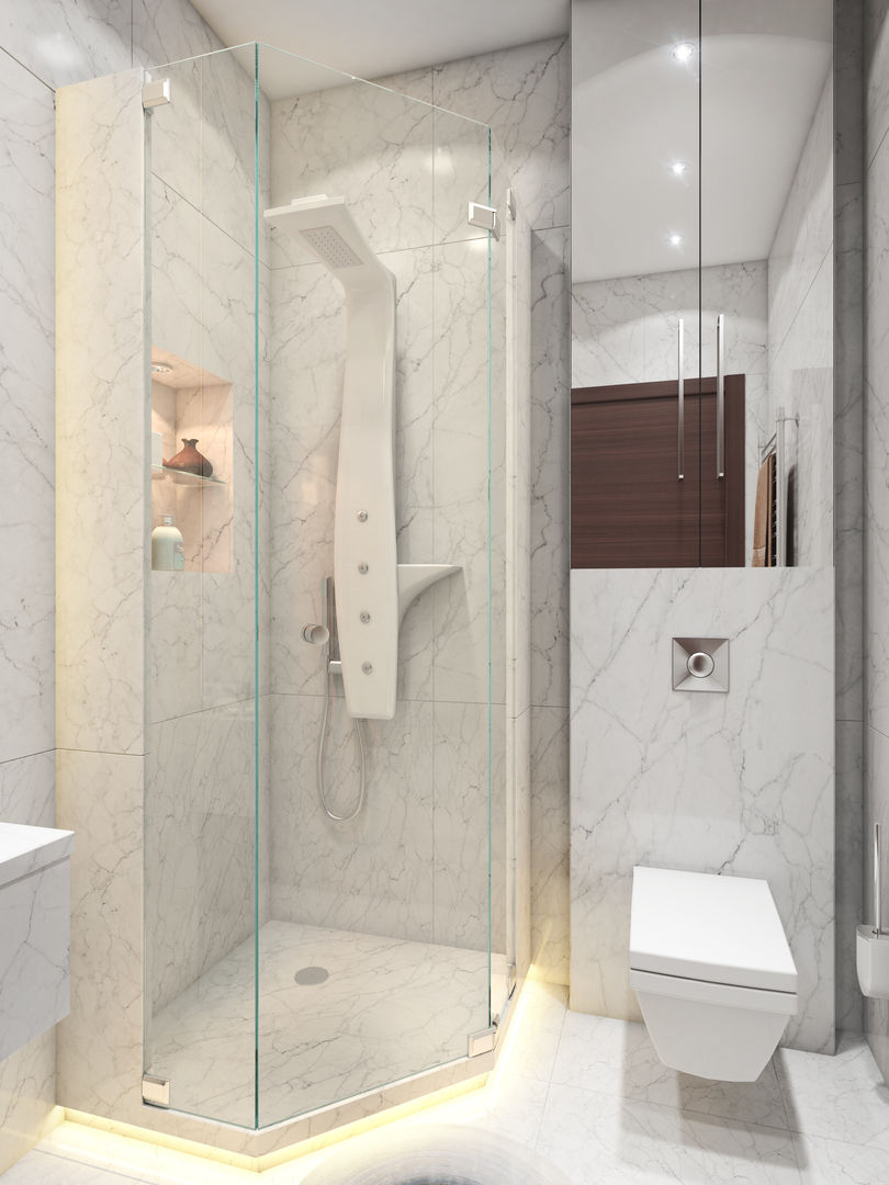 apartment of 32sq.m. Entalcev Konstantin Bathroom