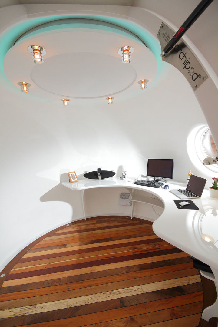 Archipod Demonstrator Pod Archipod Eclectic style study/office