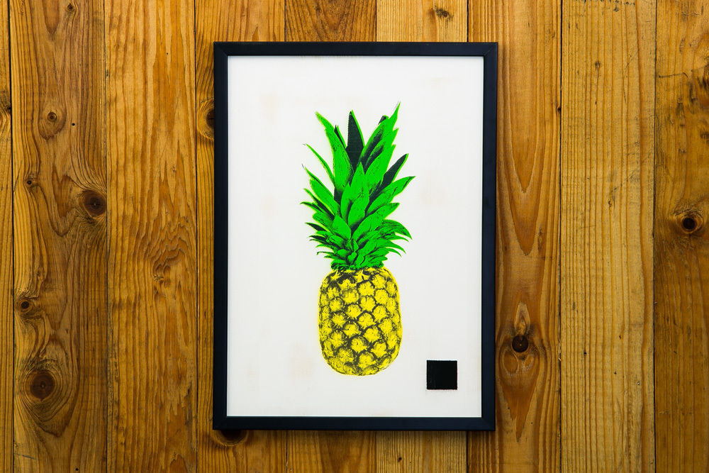 PINEAPPLE SERIES #01, I Print Pineapples I Print Pineapples Więcej pomieszczeń Obrazy i malowidła