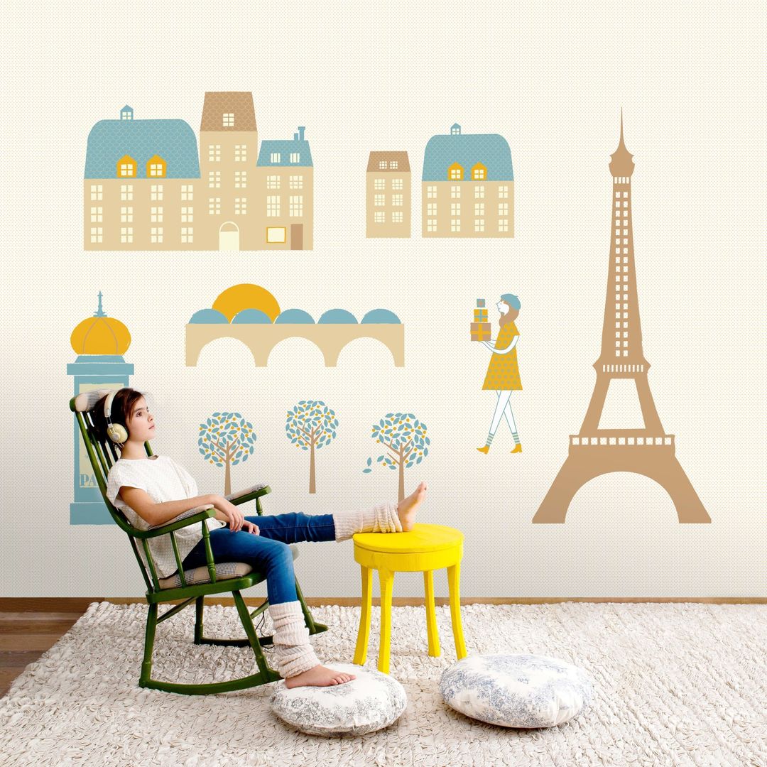 Cosas Minimas Mural ref 2300103, Paper Moon Paper Moon Modern walls & floors Wallpaper